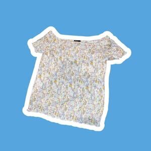 Off the shoulder floral top